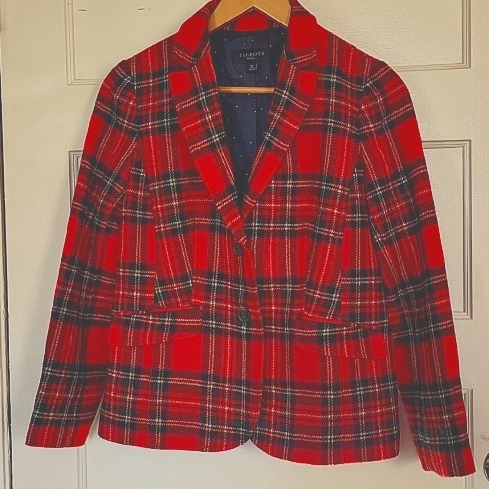 Talbots Wool Blend Blazer Excellent Condition